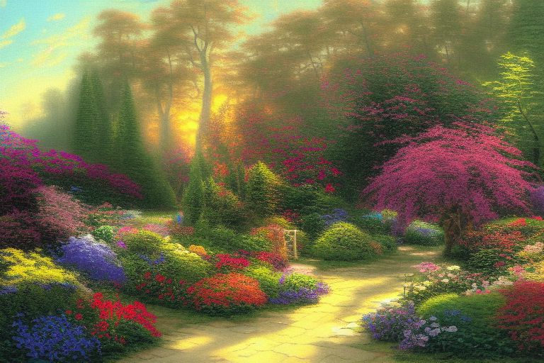 Thomas Kinkade painting generator ― Perchance